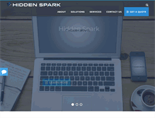 Tablet Screenshot of hiddenspark.com